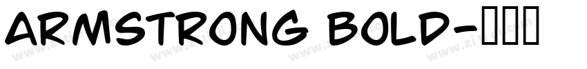 Armstrong Bold字体转换